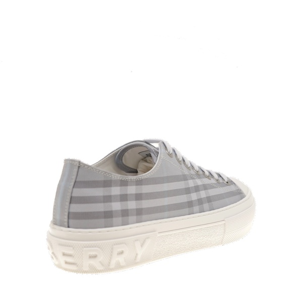 Burberry Men's Trainers Jack Grey IP Check Canvas Size 9 New - Picture 4 of 7